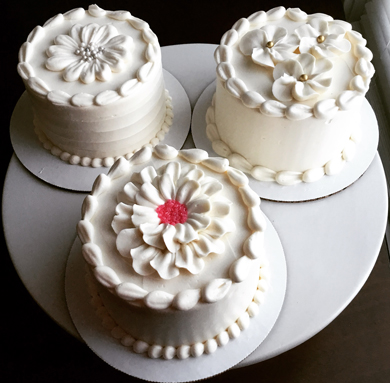 picture of a cake tasting cake sample